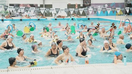El Parque de Lomas tiene un natatorio de primer nivel.