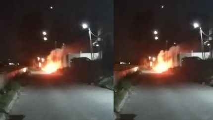 Sucedió ayer por la madrugada.