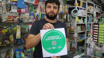 Los comerciantes, comprometidos con el cuidado ambiental.