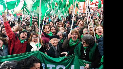 marchas por la crisis climatica y el aborto legal