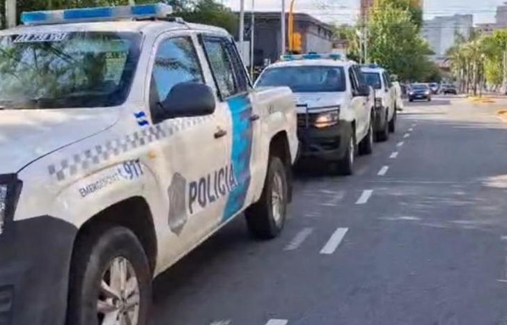 El delincuente se tiroteó con la Policía.