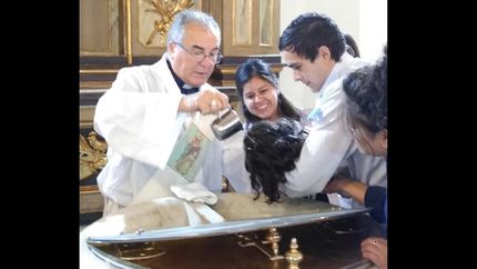 Jornada de bautismo masivo en Lomas
