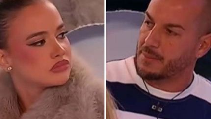 Cinzia contra Emanuel en Gran Hermano. Cinzia contra Emanuel en Gran Hermano.