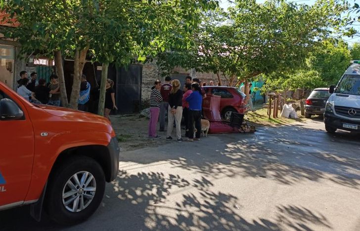 Defensa Civil trabajó en el lugar.