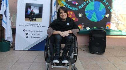Estefanía lleva adelante un destacado trabajo por la inclusión.