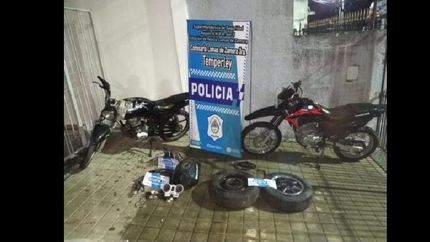 se logró incautar dos motos con pedido de secuestro.