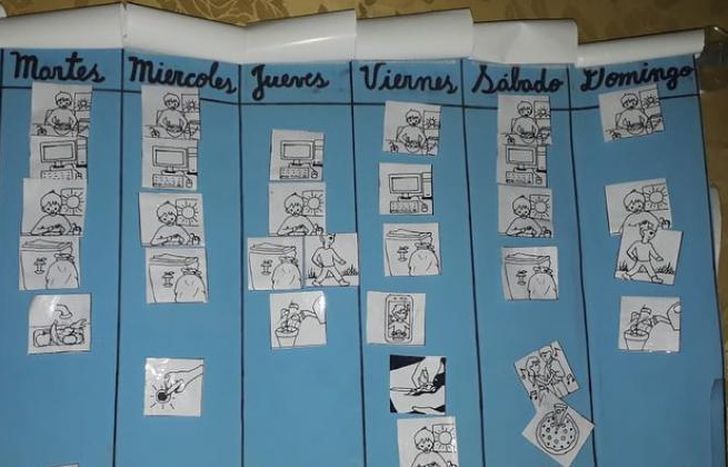 La agenda visual es clave en la organización de cada semana.