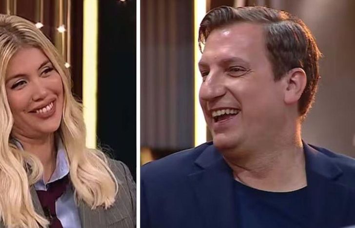 Wanda Nara y Maxi López, con buena onda.