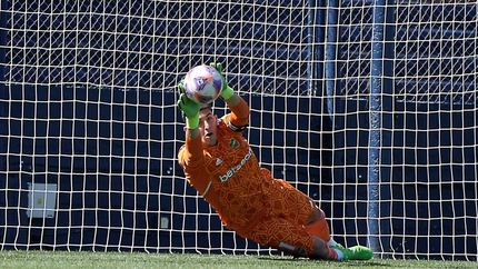 Brey ataja el penal de Espíndola. Brey ataja el penal de Espíndola.