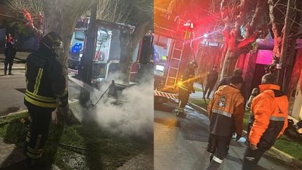 Hubo un amplio operativo en el lugar.