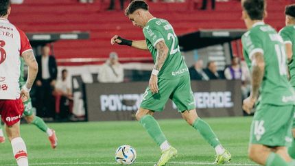 El atacante no puede convertir y Banfield lo sufre. El atacante no puede convertir y Banfield lo sufre.