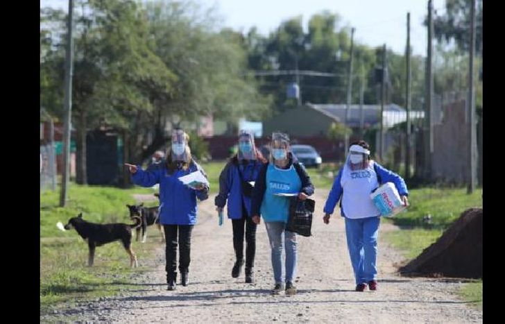 ante la detección de algún caso sospechoso, se le realiza el hisopado correspondiente.