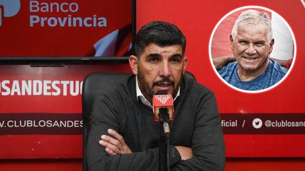 Emotivas palabras del técnico de Los Andes para el Nene Díaz.