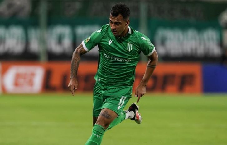 Alaniz marcó su segundo gol con la camiseta de Banfield.