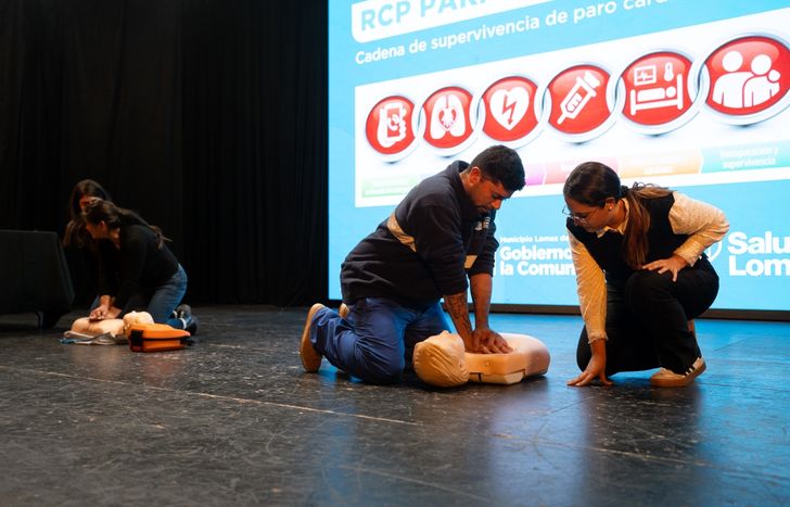 En Lomas siguen fortaleciendo los conocimientos en primeros auxilios.