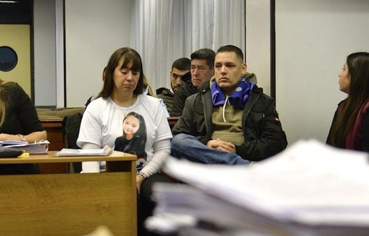 Padres de Umma durante el juicio.