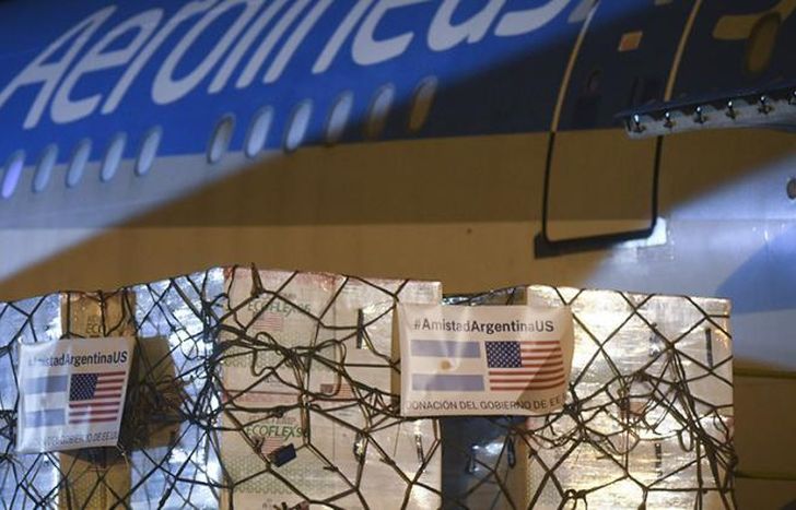 El aeropuerto de Ezeiza se convirtió en epicentro de vacunas.