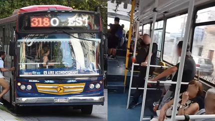 El conflicto se desató a bordo del 318. El conflicto se desató a bordo del 318.