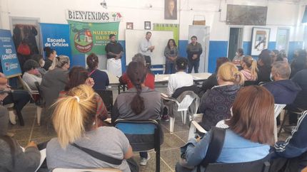 Los vecinos, interesados en los cursos de oficios con salida laboral.