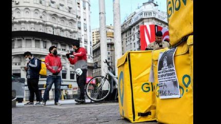 murio atropellado un repartidor de glovo en avellaneda