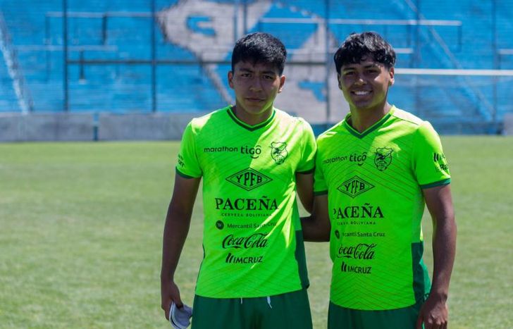 Moreno y Flores jugaron varios partidos con la sub-17 de Bolivia.