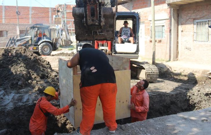 Profundizan las obras integrales en el barrio 17 de Noviembre.