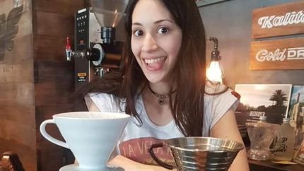 Desde muy chica es un apasionada de la preparación del café.