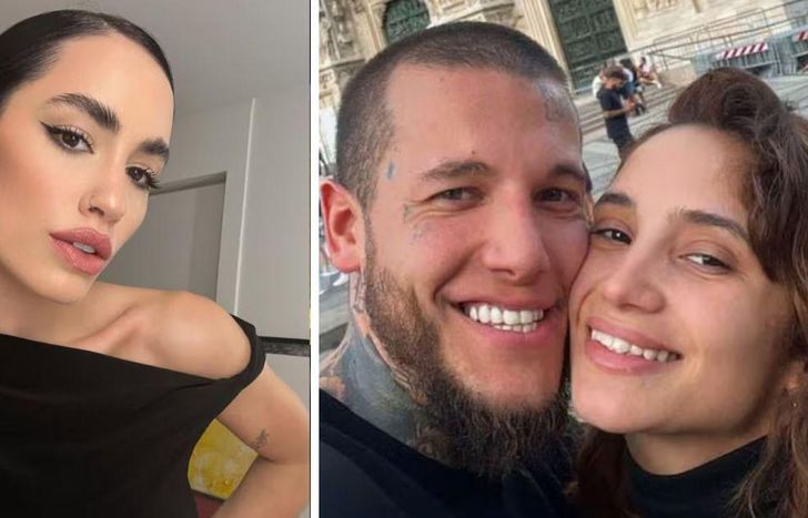 Lali Espósito, en medio de Alex Caniggia y Melody Luz.