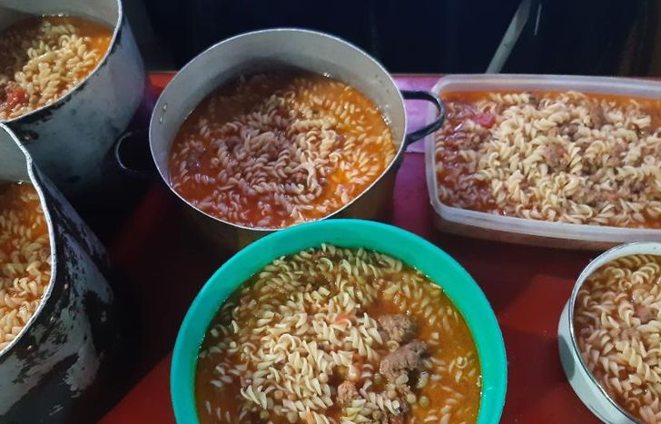 Quieren cocinar para más de 25 familias que lo requieren.