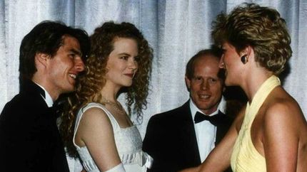 Tom Cruise y Lady Di, con Nicole KIdman entre ellos. Tom Cruise y Lady Di, con Nicole KIdman entre ellos.