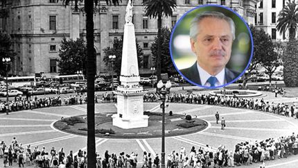 Alberto Fernández le rindió homenaje a las Madres de Plaza de Mayo a 46 años de la primera ronda.