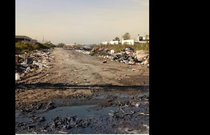 en la zona se acumulaba una gran cantidad de desechos y basura.