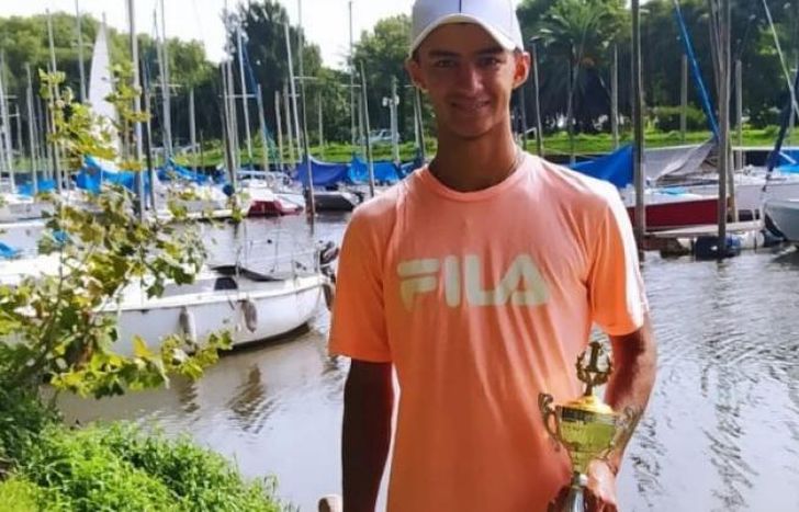 El pibe de Llavallol la rompió en el Club Náutico de Quilmes.