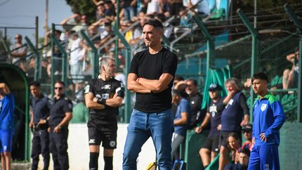 Leonardo Lemos, entrenador de Los Andes. Leonardo Lemos, entrenador de Los Andes.