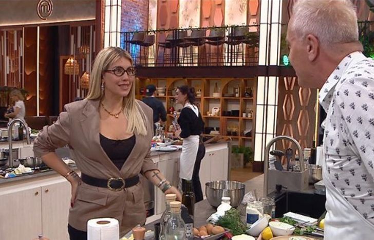 Wanda Nara y Marley, en MasterChef Celebrity.