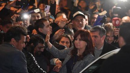 El día del intento de atentado a Cristina Kirchner.