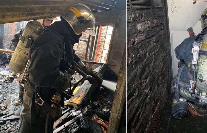 Las llamas consumieron todo a su paso.