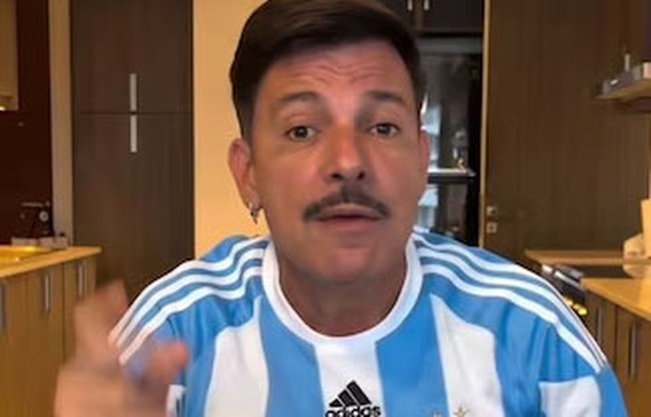 Martín Bossi, a full con la Selección Argentina.&nbsp;