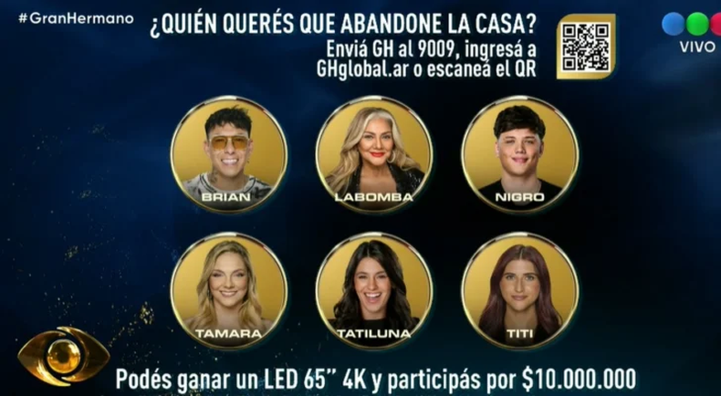 La placa de Gran Hermano. 