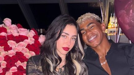 Nicki Nicole y Lamine Yamal, separados.