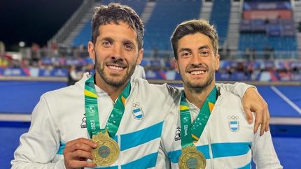 Mazzilli y Marcucci, con la dorada.