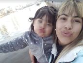 Malena Soto junto a su pequeña hija. Malena Soto junto a su pequeña hija.