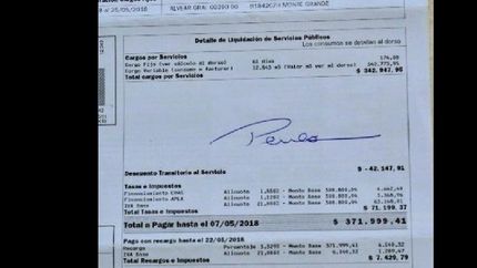 echeverria: al hospital santamarina le llego una boleta de agua de casi $350 mil