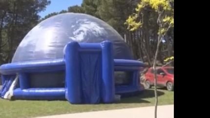 feria familiar y planetario movil para los mas chicos