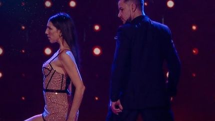 Una pareja que la rompe en Got Talent Argentina.