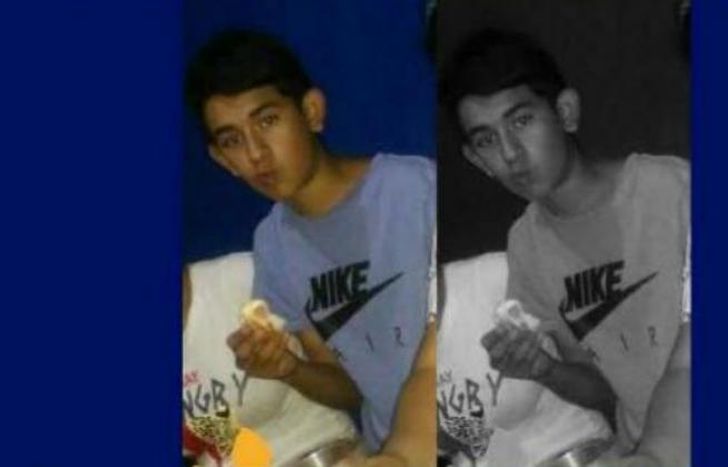 La madre pegó panfletos por todo el barrio.