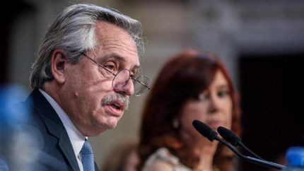 Alberto habla en el Congreso en la apertura de sesiones.