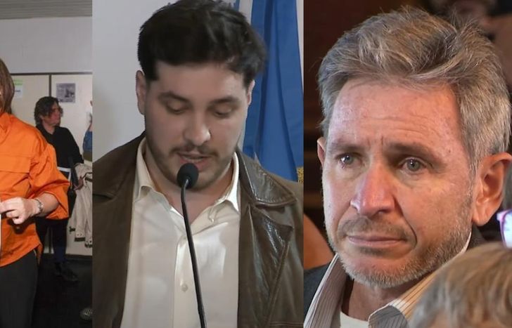 Andrea Vázquez, Francisco Ghisoni y Pablo Ghisoni.