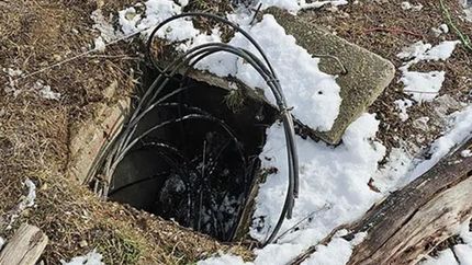 El corte de los cables dejó sin internet a media provincia.