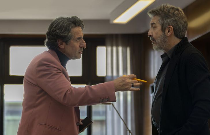 Diego Peretti y Ricardo Darín, en una película.&nbsp;